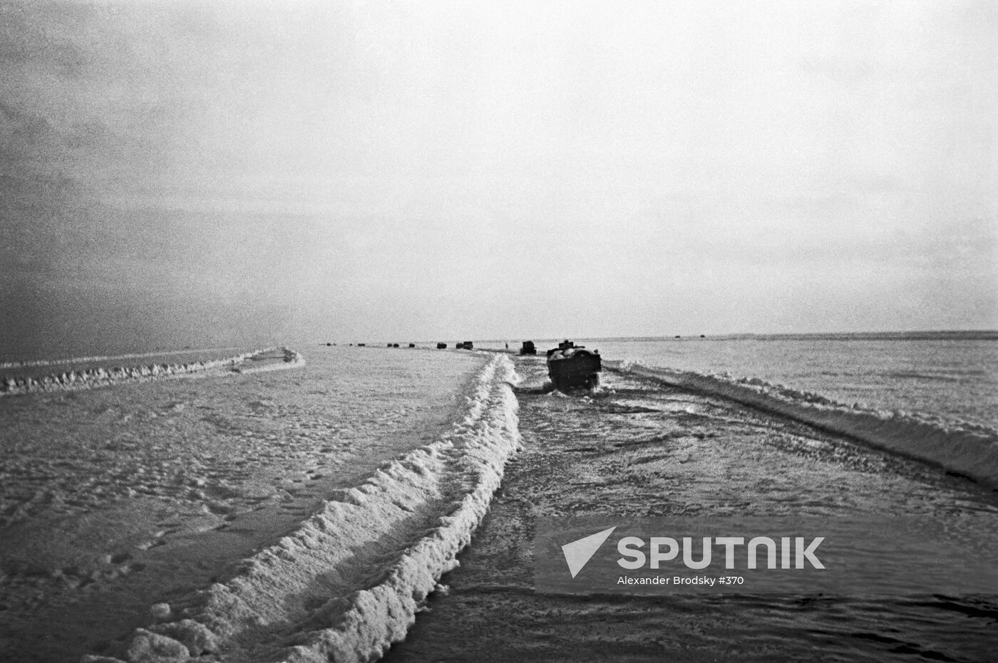 WWII LAKE ICE WATER