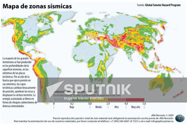 Seismic hazard map