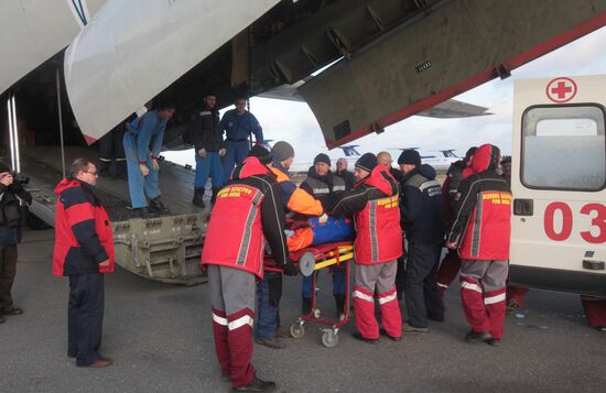 Perm fire victims transferred to Moscow