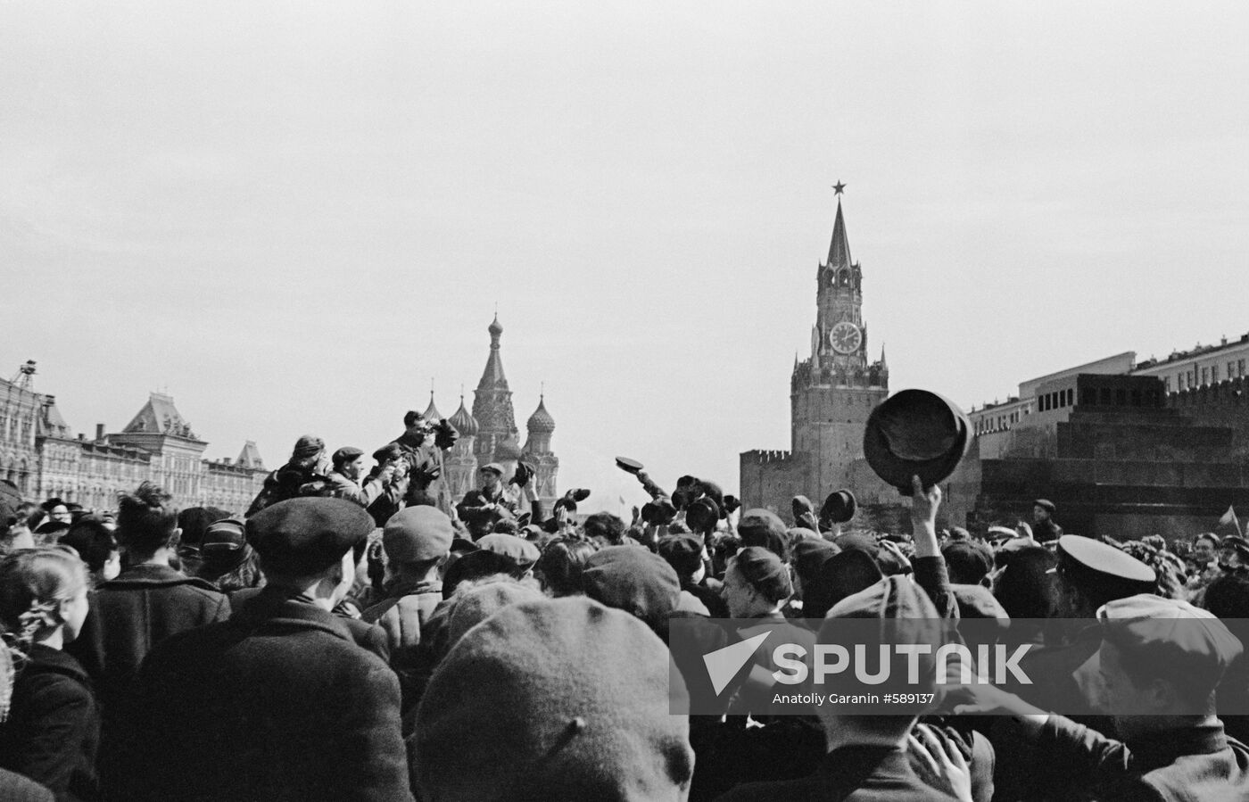 9 May 1945 on Red Square in Moscow