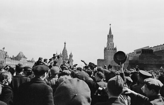 9 May 1945 on Red Square in Moscow