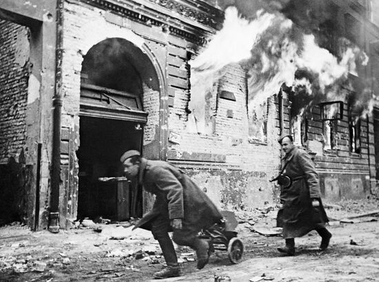 Soviet troops in Berlin
