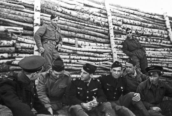 Pilots from Normandie squadron