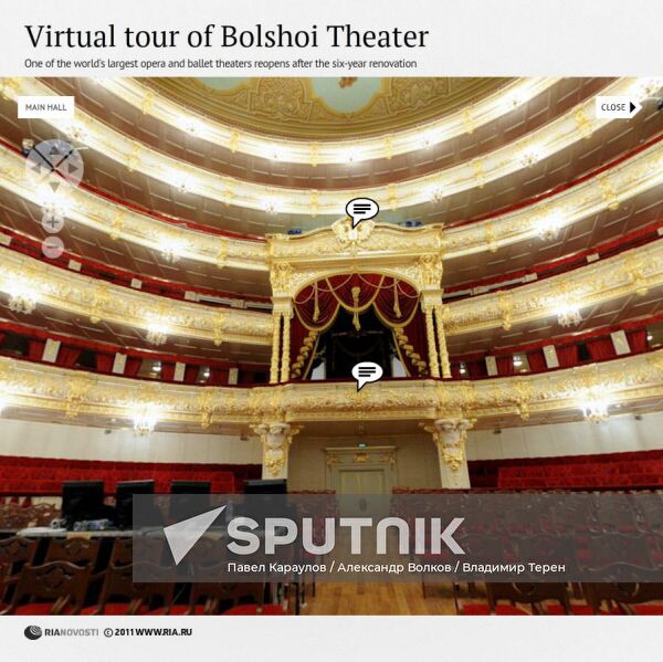 Virtual tour of Bolshoi Theater