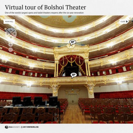 Virtual tour of Bolshoi Theater