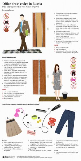 Office dress codes in Russia