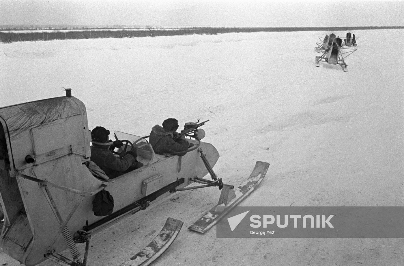 WWII SNOWMOBILE MOPPING-UP DETACHMENT