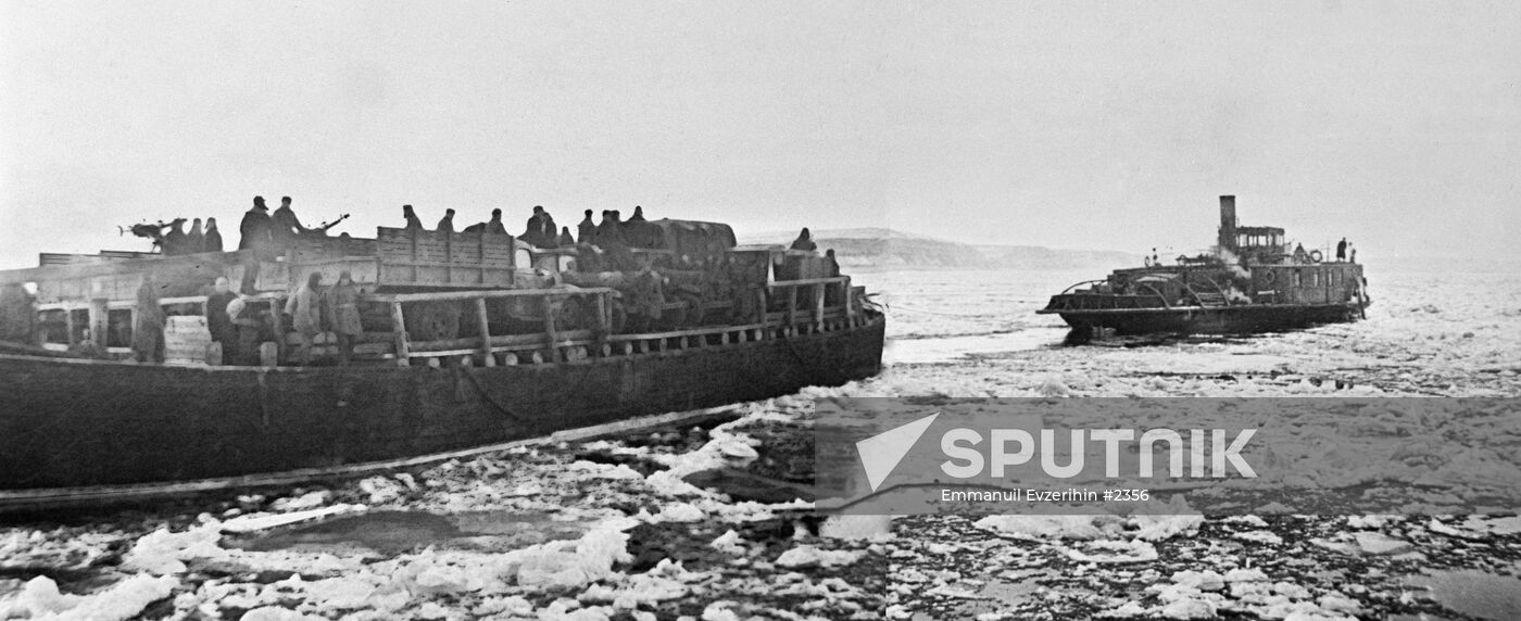 WWII BARGES