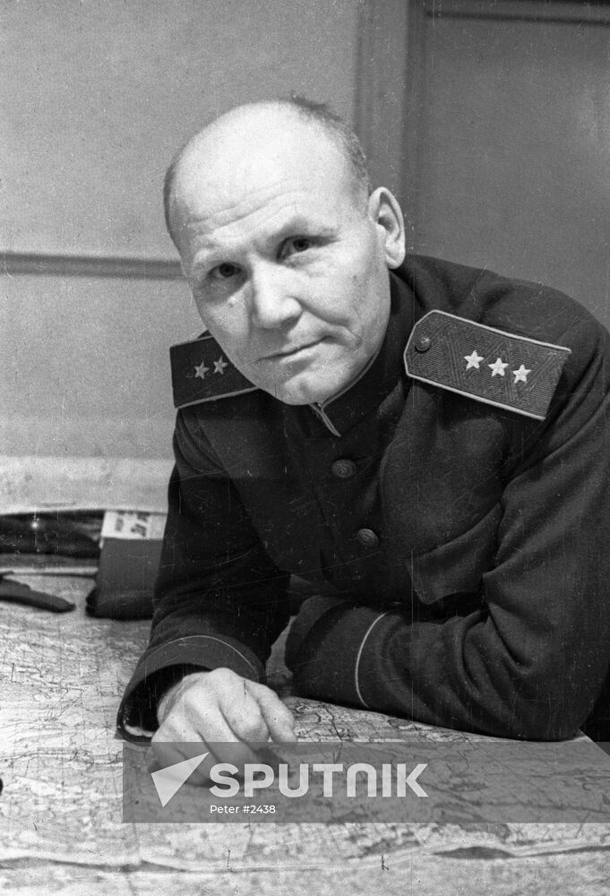 GENERAL KONEV MAP
