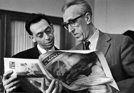 Composers Leon Georges and Dmitry Kabalevsky