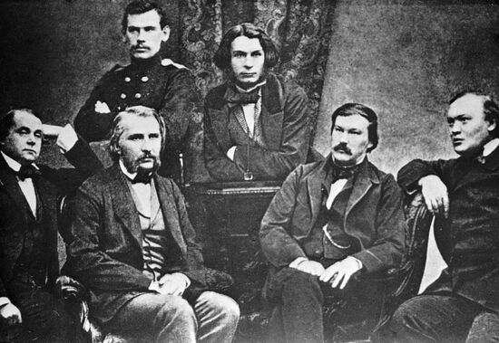 GONCHAROV TURGENEV OSTROVSKY TOLSTOY GRIGOROVICH
