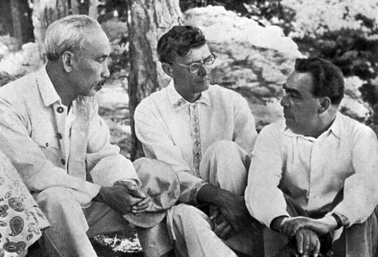 Ho Chi Minh      MIKHAIL SUSLOV LEONID BREZHNEV