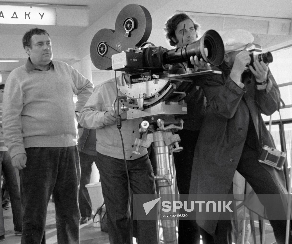 RYAZANOV FILM SHOOTING