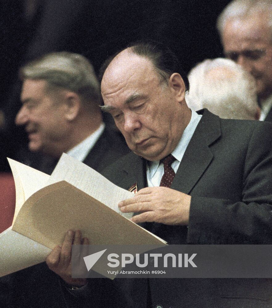 CPSU CENTRAL COMMITTEE POLITICAL BUREAU MEMBER YAKOVLEV