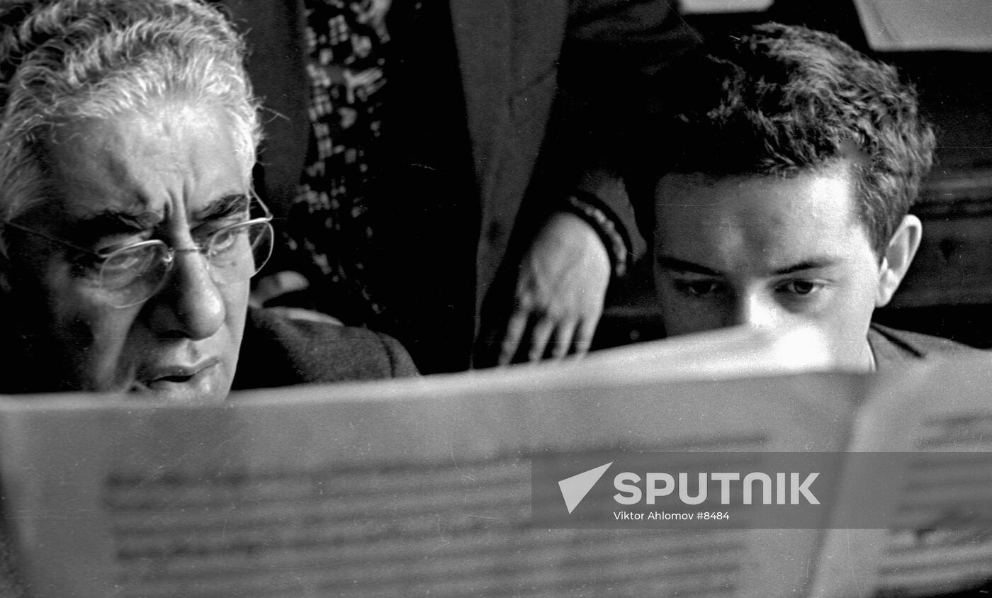 KHACHATURIAN REHEARSAL