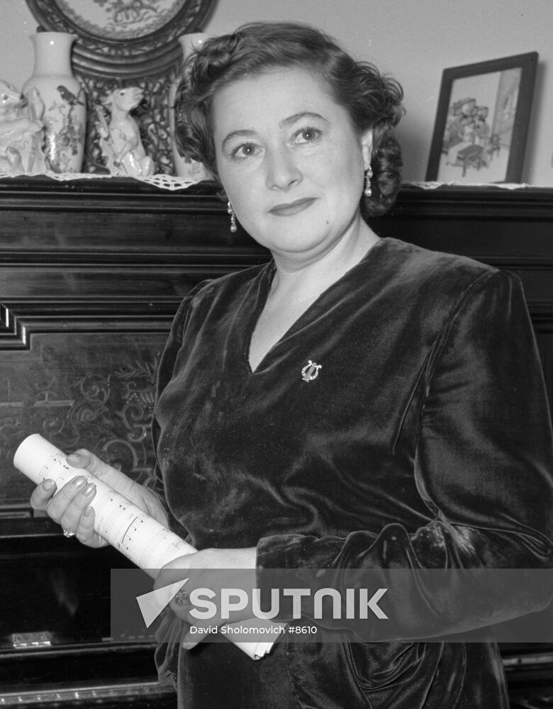 Opera singer Maria Zvezdina