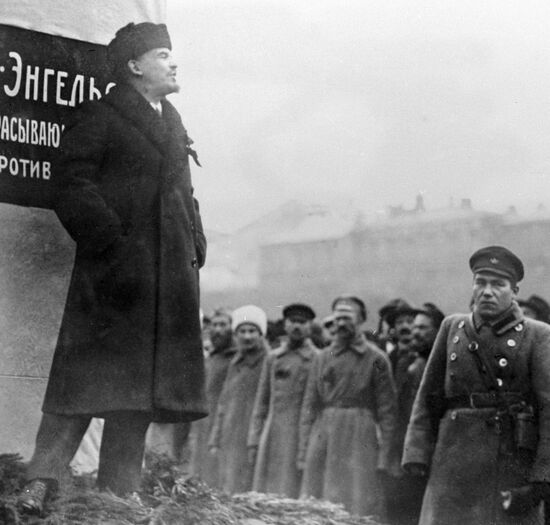 LENIN MONUMENT UNVEILING