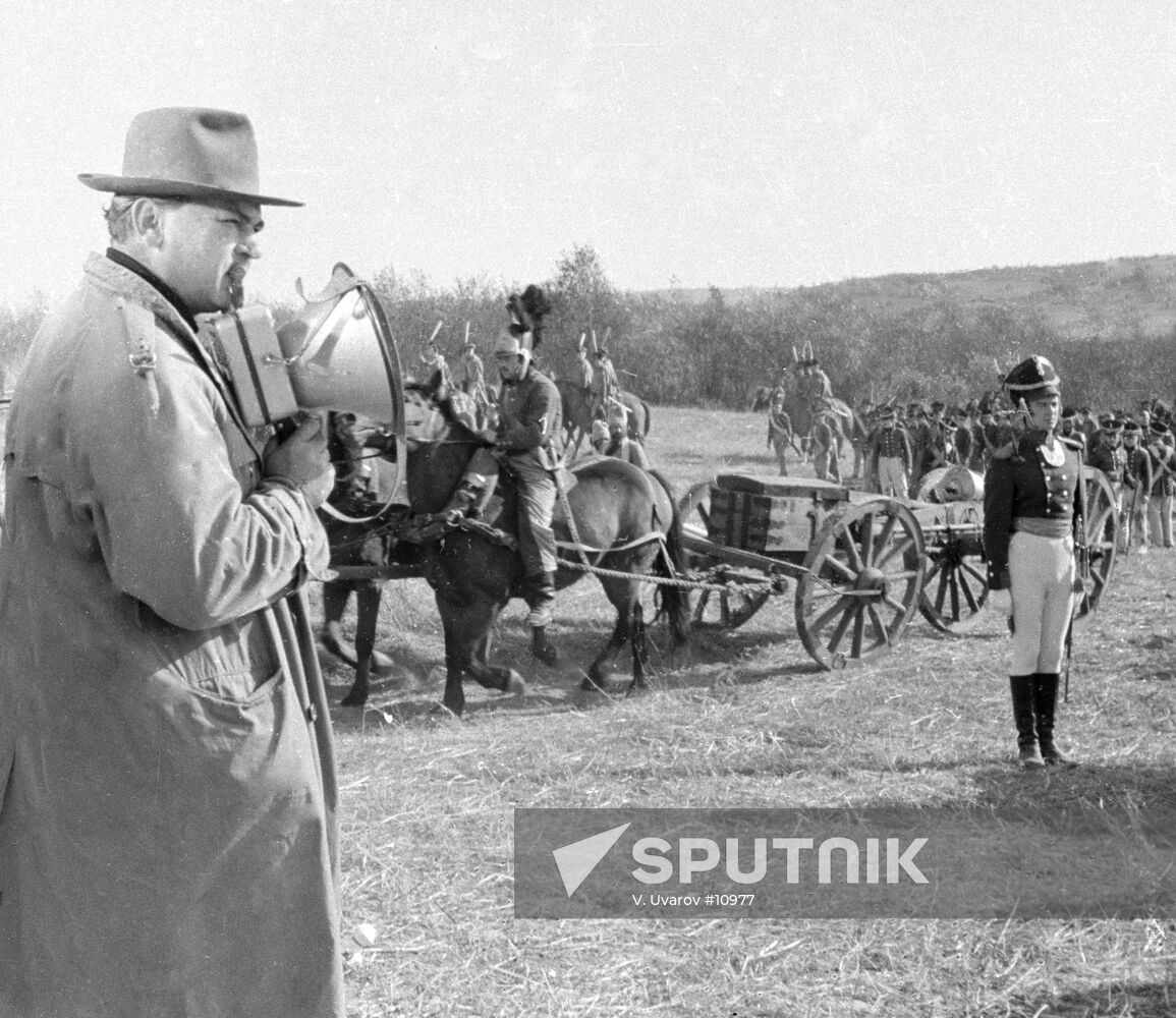 BONDARCHUK SHOOTING "WAR AND PEACE"