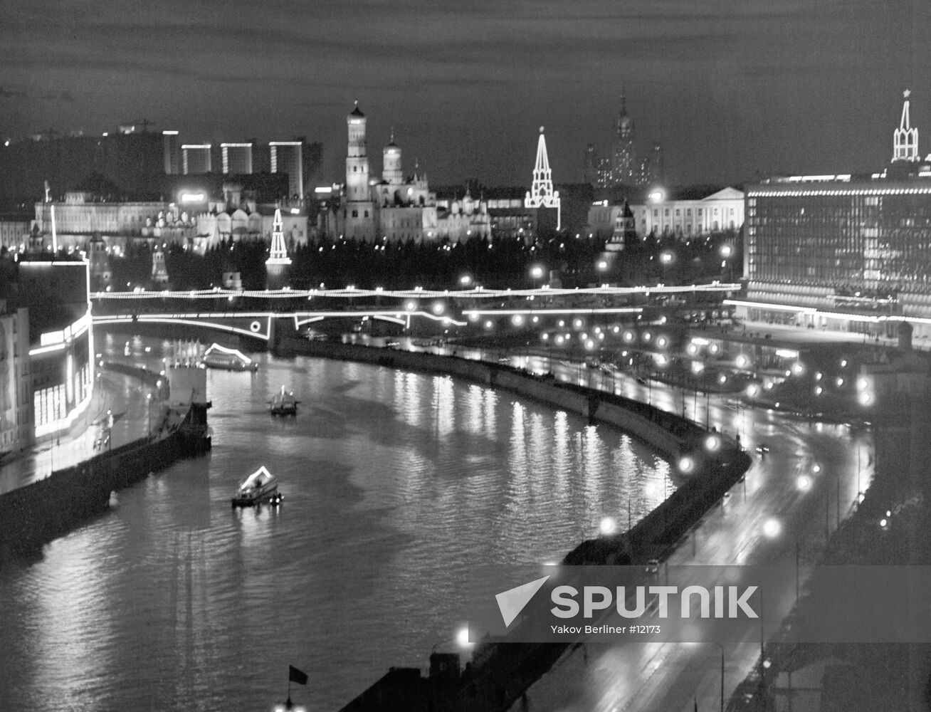 Moscow at night