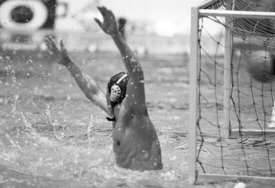 SWIMMING-POOL GOALKEEPER BALL