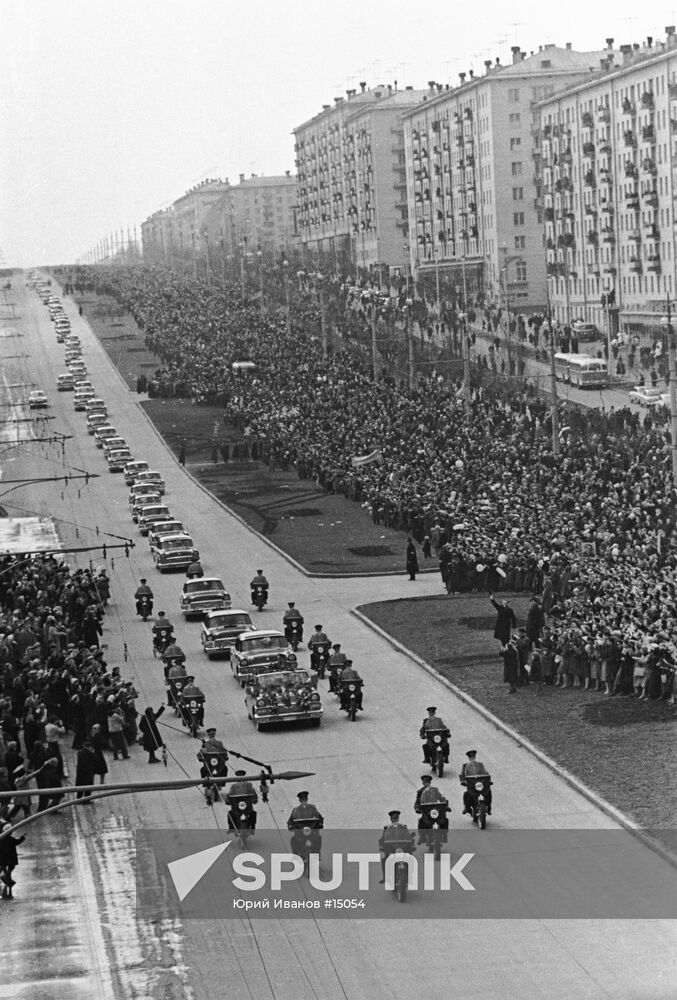 CORTEGE RECEPTION GAGARIN