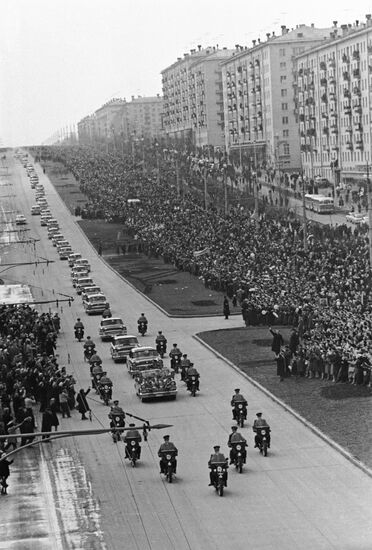 CORTEGE RECEPTION GAGARIN