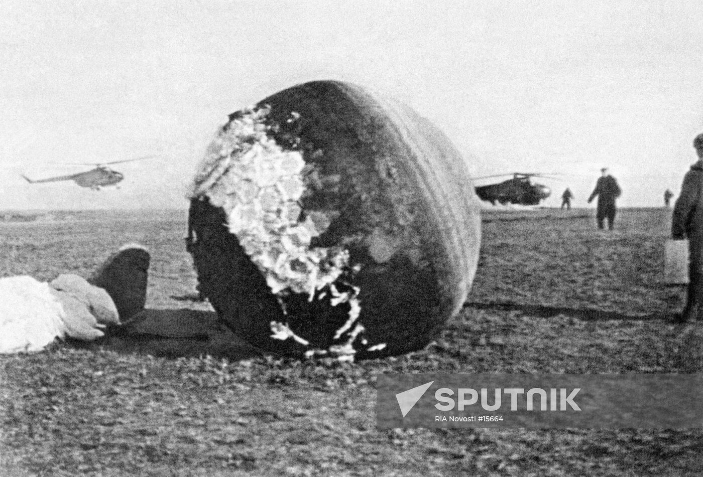 VOSTOK-1 LANDING STEPPE