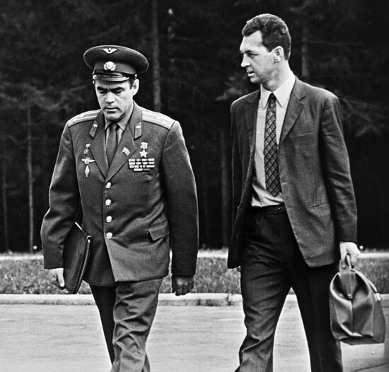 Andrian Nikolayev and Vitaly Sevastyanov 