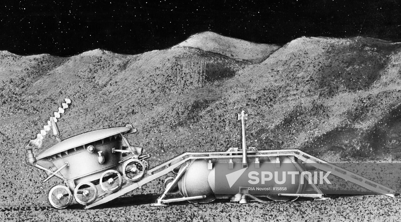LUNOKHOD-1 LUNAR SURFACE