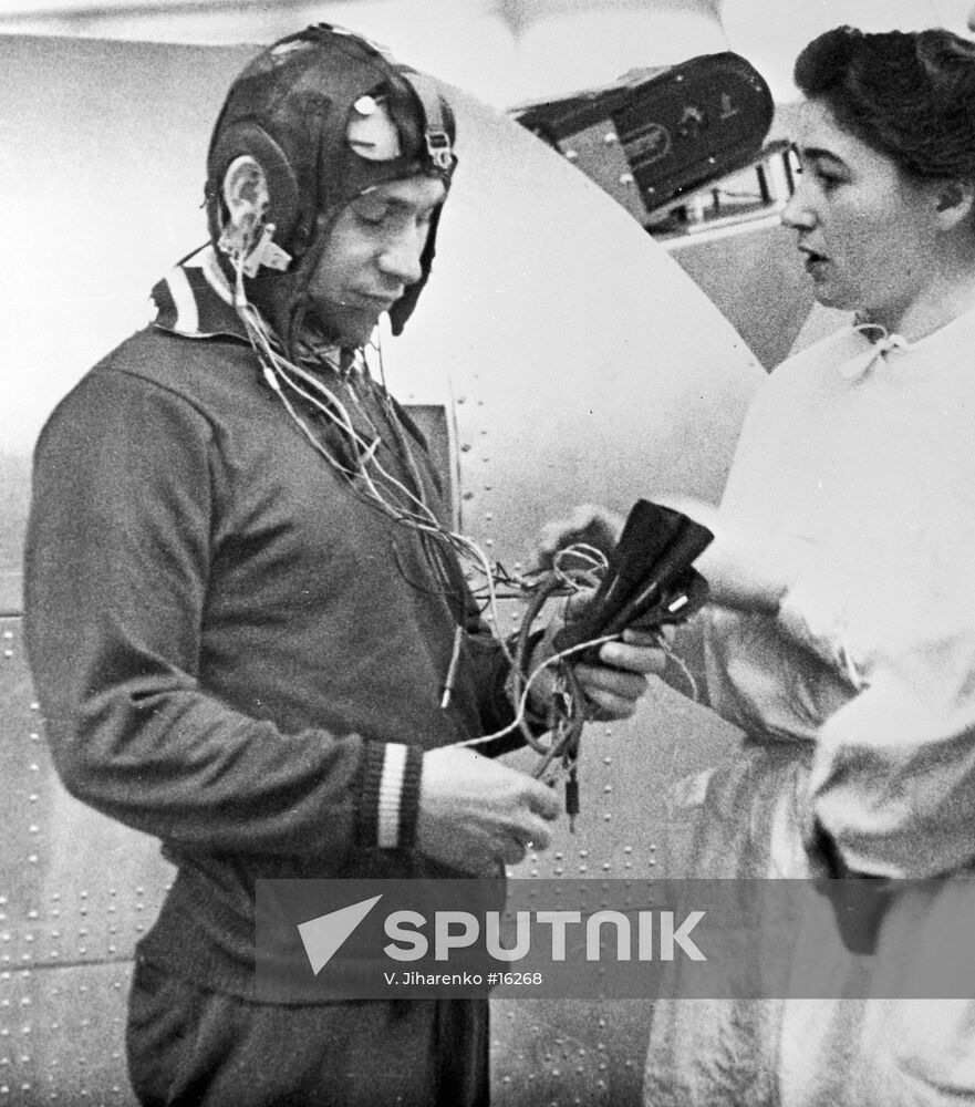 Cosmonaut Pavel Belyayev and Ada Kotovskaya 