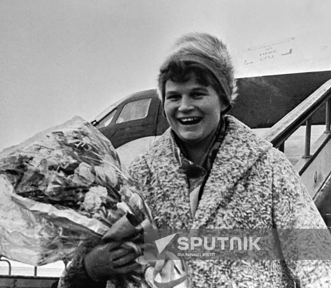 COSMONAUT TERESHKOVA STAIRCASE PLANE 