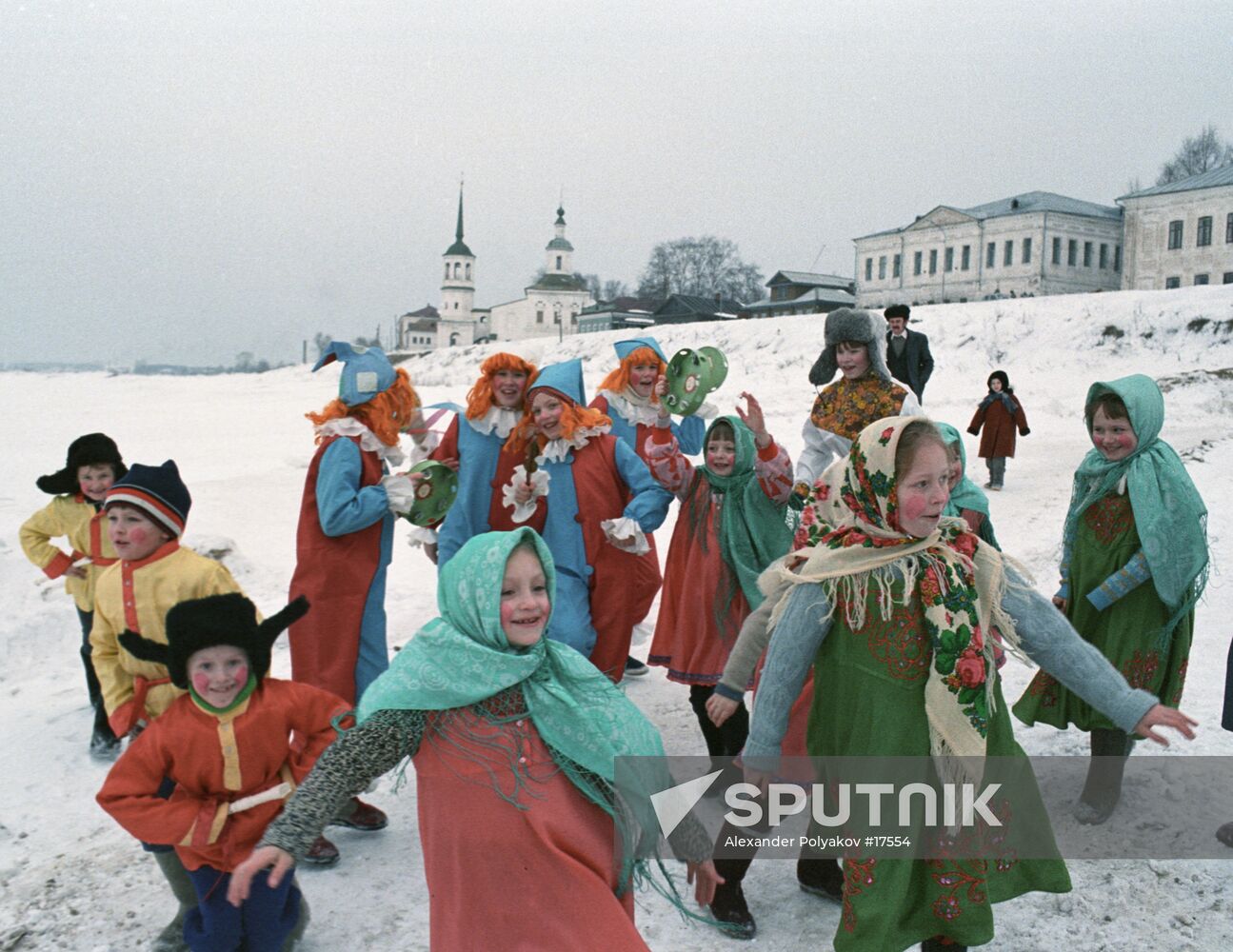 VELIKY USTYUG CHILDREN CARNIVAL FESTIVAL "SEEING-OFF RUSSIAN WI