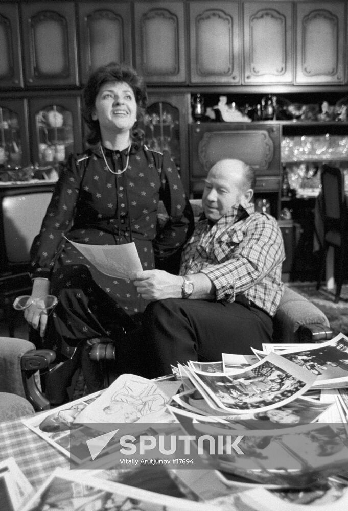 Alexei Leonov with his wife