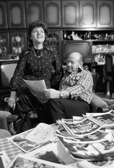 Alexei Leonov with his wife