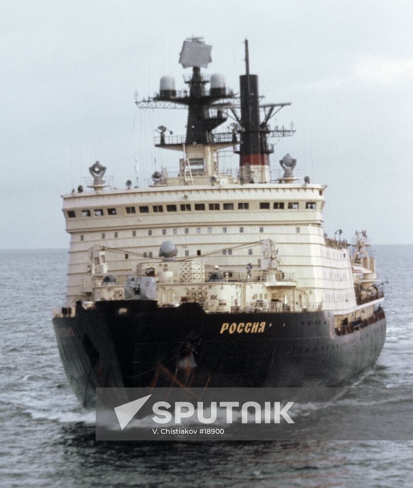 ATOMIC- POWERED VESSEL ROSSIYA NAVIGATION SEA