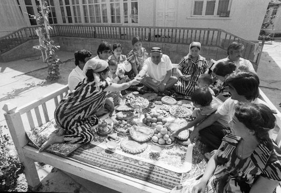 family Lenin collective farm