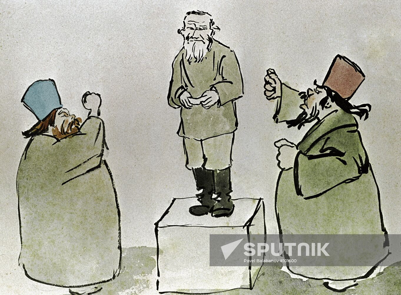 Cartoon Tolstoi 