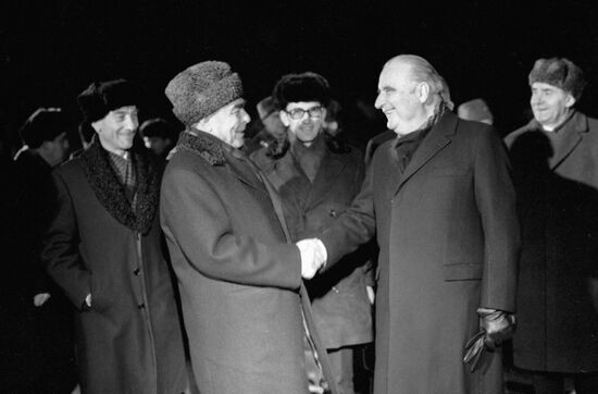 Brezhnev Pompidou Departure