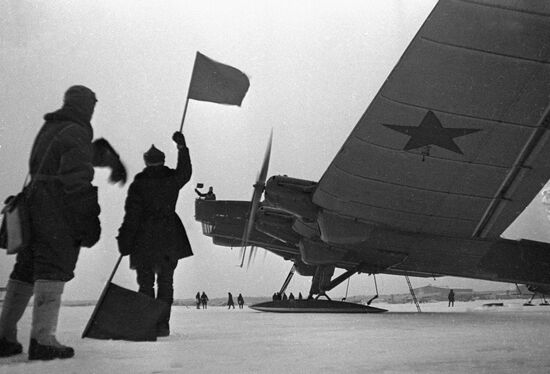 Bomber TB-3 Take-Off