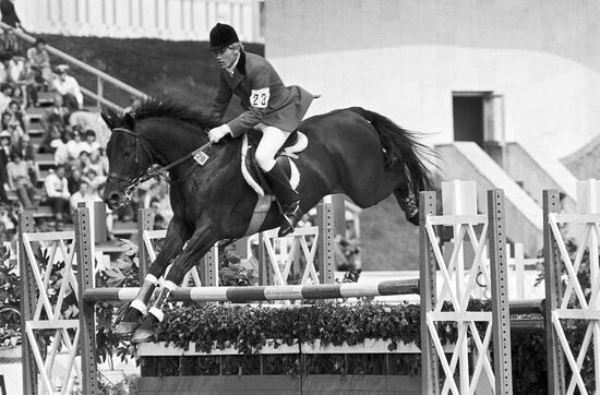 Blinov triathlon horse '80 Olympics