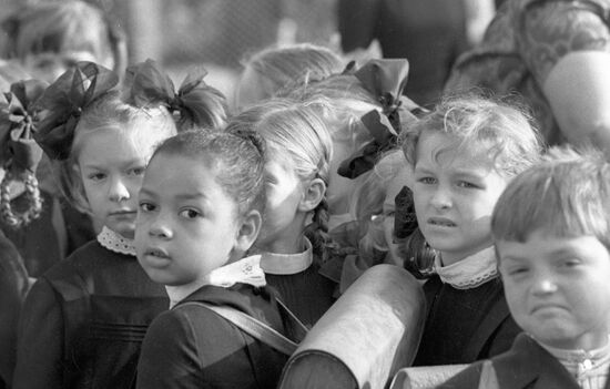 Kiev school first graders