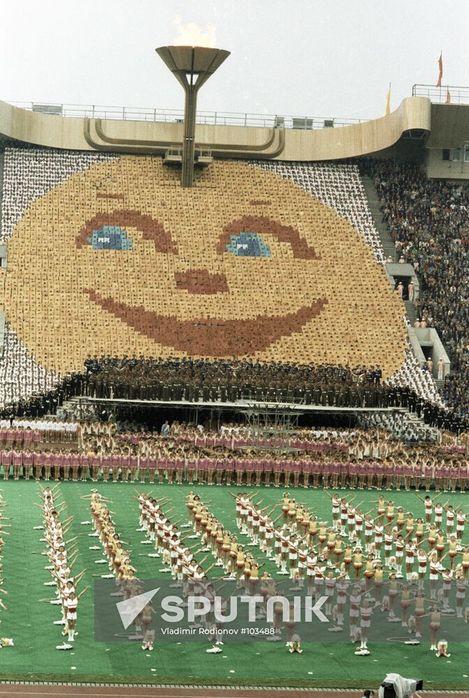 OLYMPIC GAMES 1980 OPENING LUZHNIKI