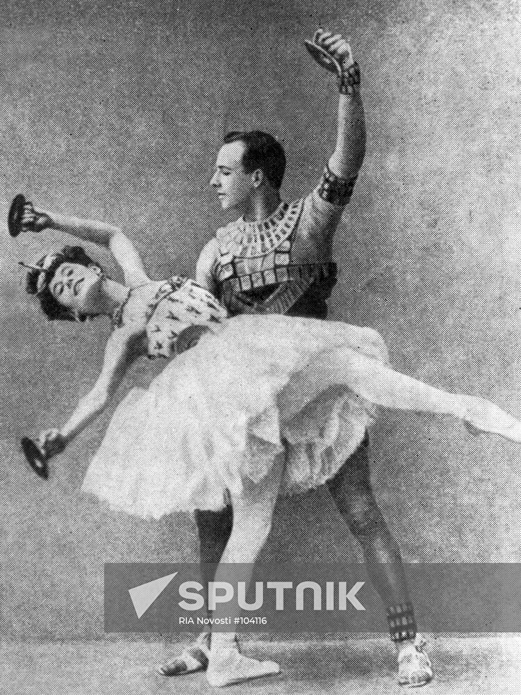 ANNA PAVLOVA MIKHAIL MORDKIN "THE PHARAOH'S DAUGHTER"