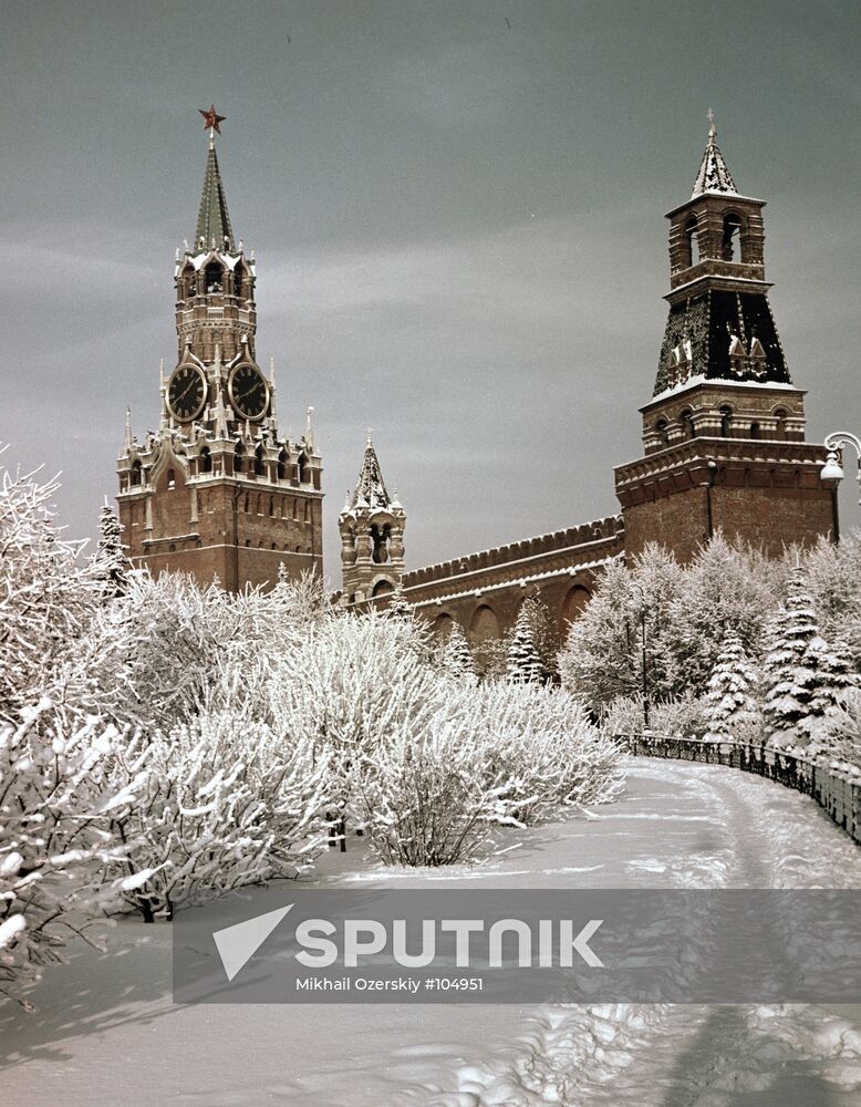 Kremlin Moscow winter