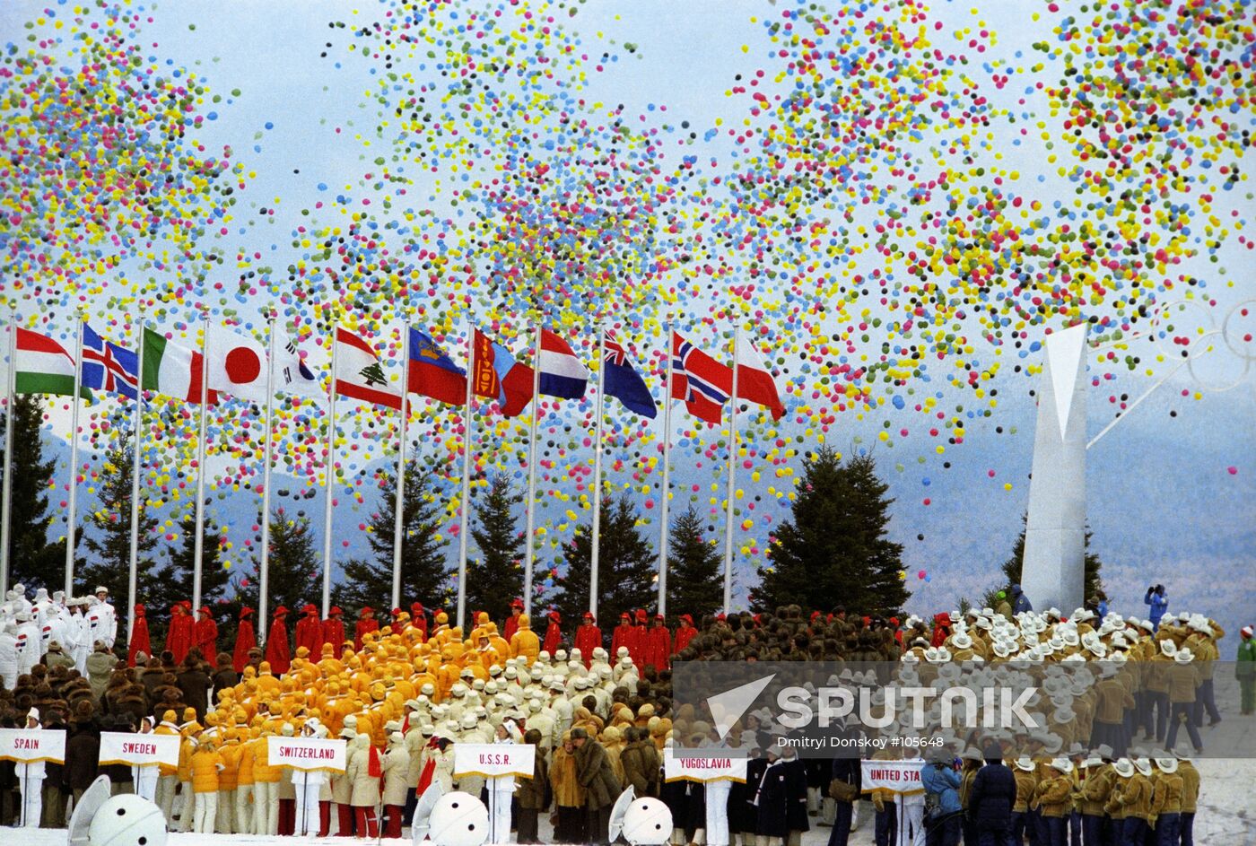 OPENING 13TH WINTER OLYMPIC GAMES