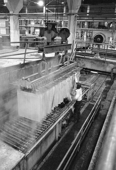ANODE AREA IRON-AND-STEEL COMBINE