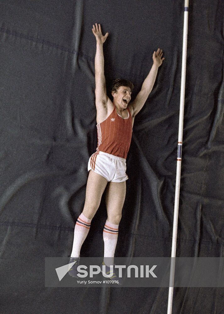 Bubka pole vaulting