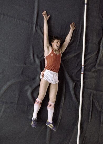 Bubka pole vaulting