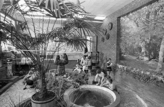 Children winter garden