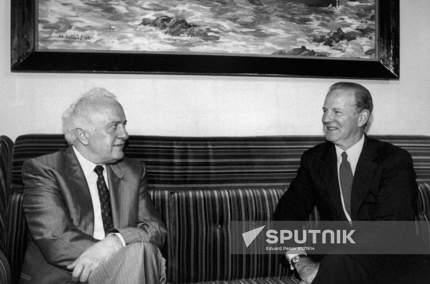 BAKER SHEVARDNADZE MEETING  